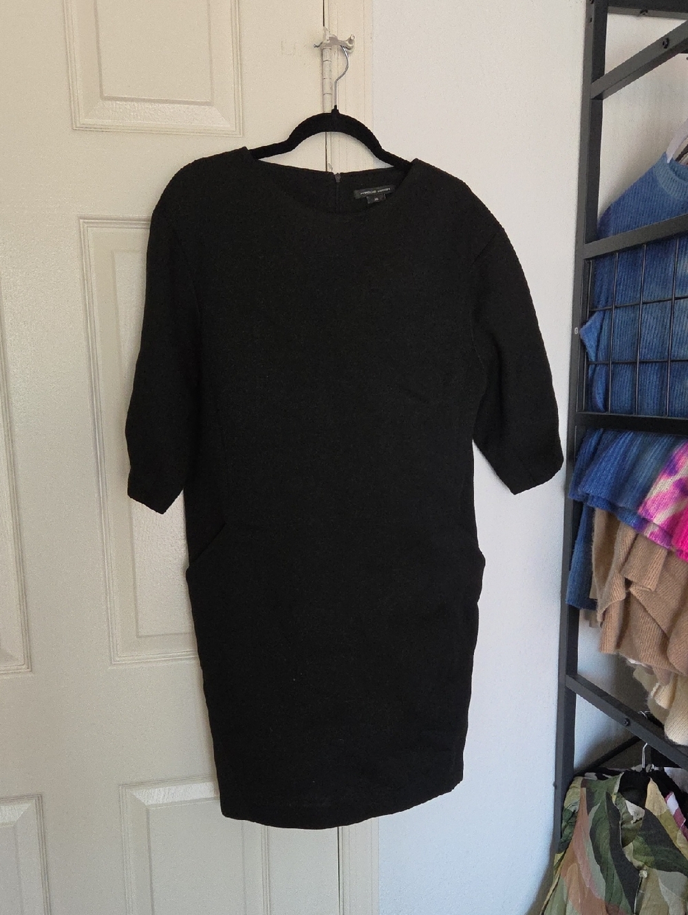 Porsche Design Black Midi Shift Dress
